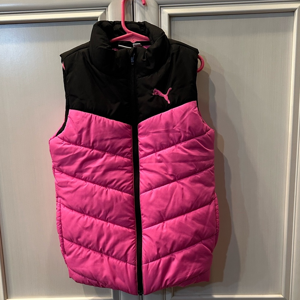 EUC Puma Kids Puffer Vest, small (7/8) kids size